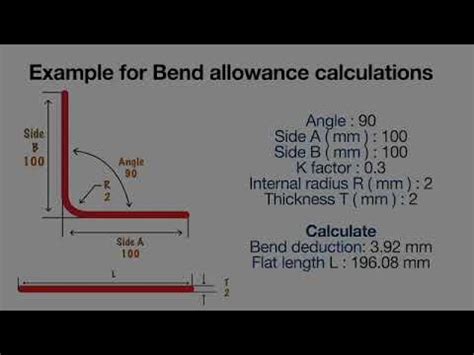 bending allowance for sheet metal|sheet metal bending allowance charts.